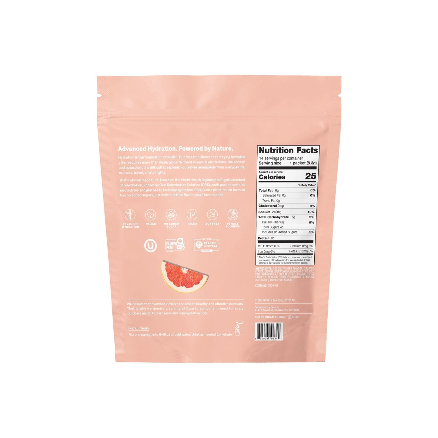 Cure Hydrating Electrolyte Drink Family Bundle, Mix and Match