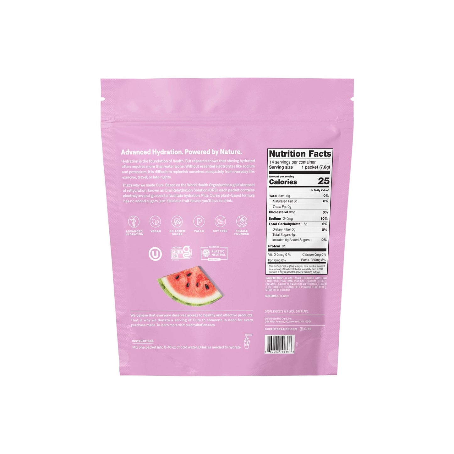 Cure Hydrating Electrolyte Drink Family Bundle, Mix and Match