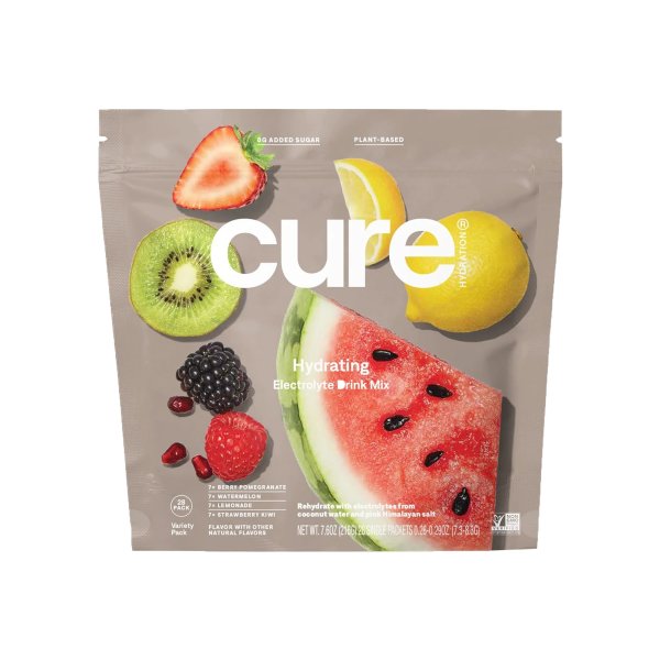 Cure Hydrating Electrolyte Powder Mix Packets