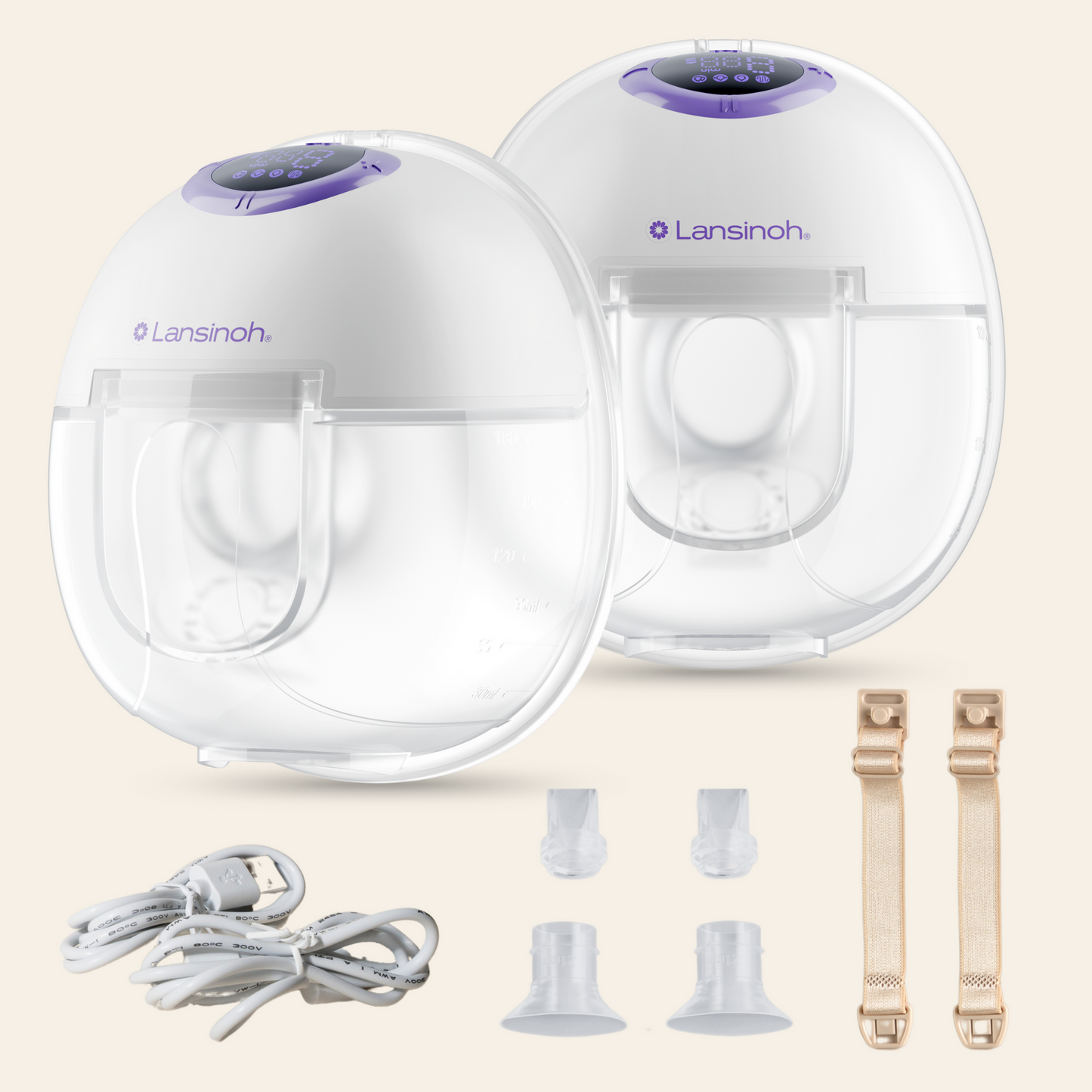 Lansinoh DiscreetDuo™ Flow Wearable Electric Breast Pump
