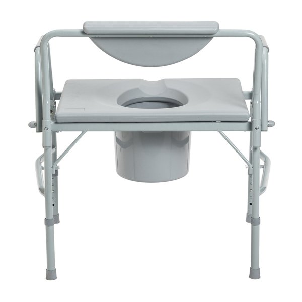 Drive Medical Bariatric Drop-Arm Commode Chair (1000 lbs Capacity)