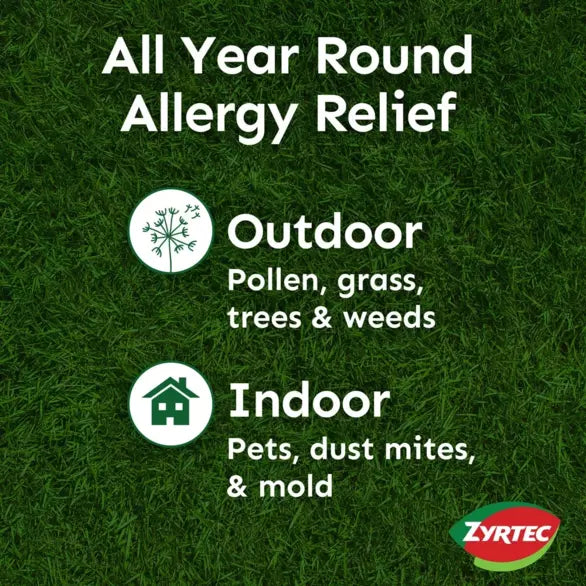 Children's Allergy Relief Zyrtec Oral Dissolve Tablet, Citrus, 12 ct.