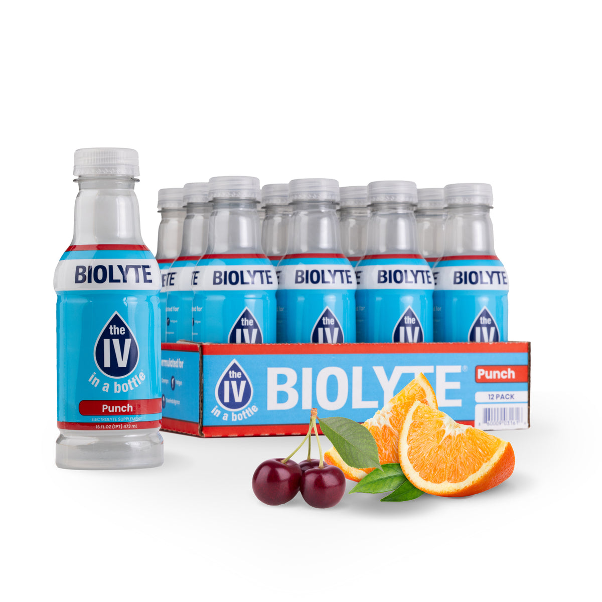 Biolyte Electrolyte Rapid Hydration Drink, 16 oz., 12 Pack