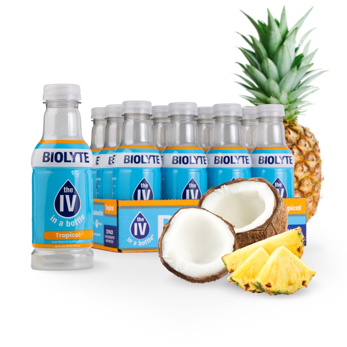 Biolyte Electrolyte Rapid Hydration Drink, 16 oz., 12 Pack