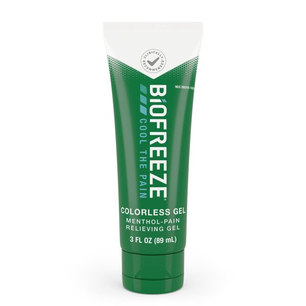 Biofreeze Menthol Pain Relieving Colorless Gel, 3 oz.