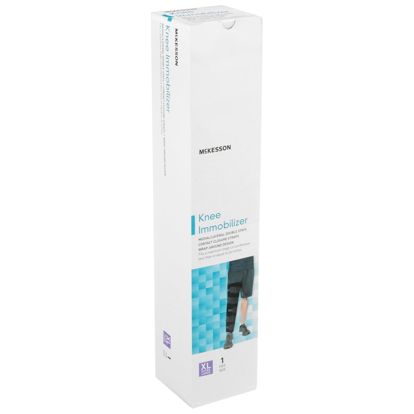 McKesson Knee Immobilizer, 18-Inch Length, Extra Large