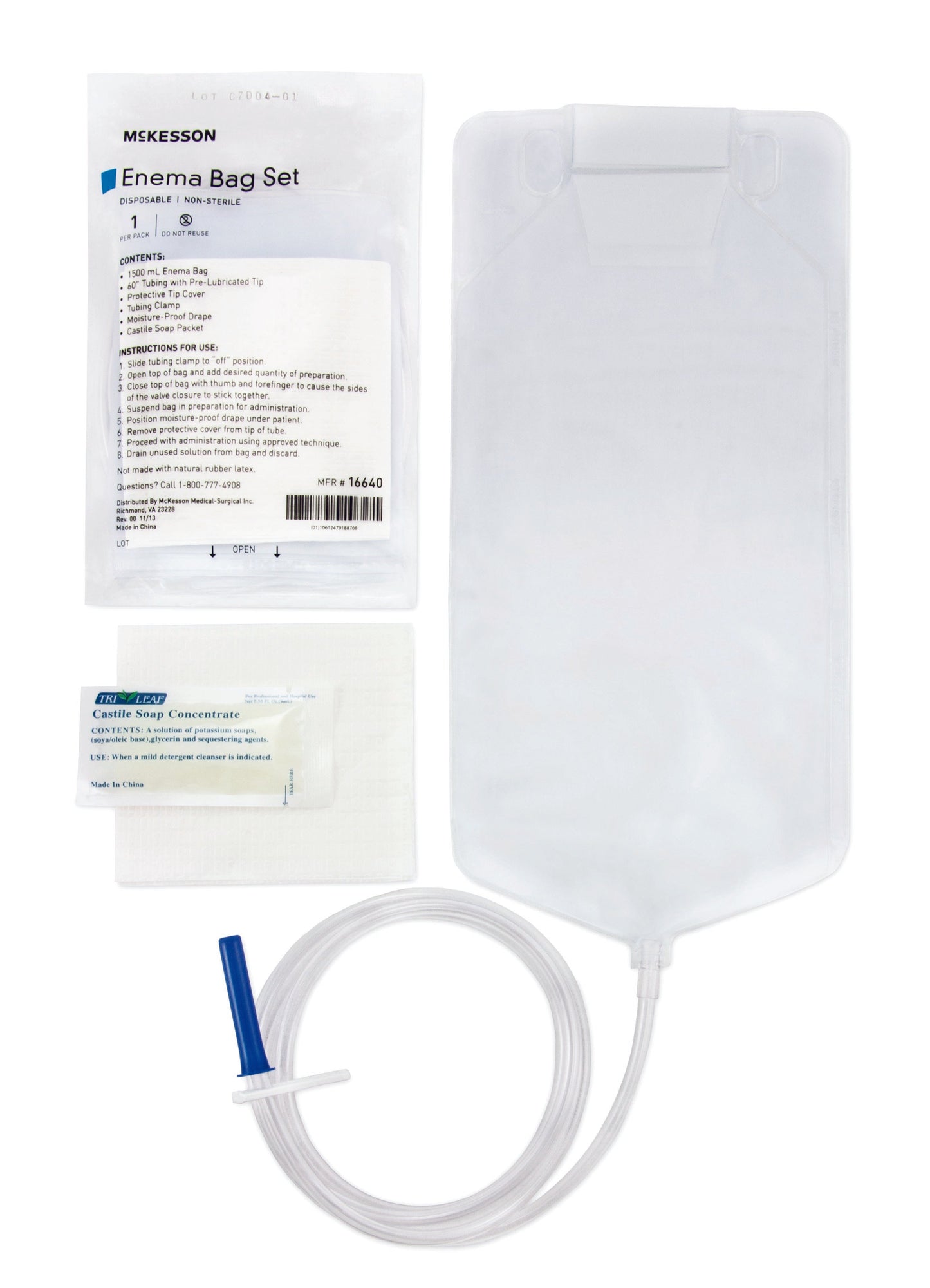 McKesson Enema Bag Set