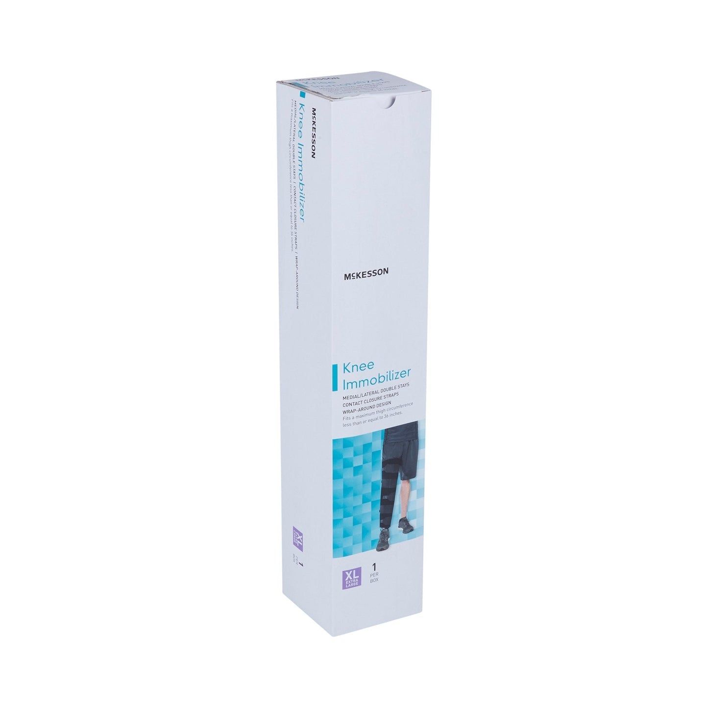 McKesson Knee Immobilizer, 18-Inch Length, Extra Large