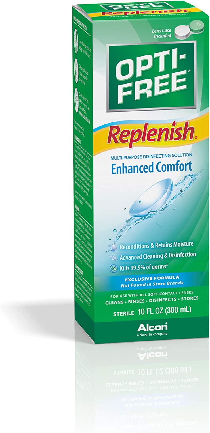 Opti Free® Replenish® Contact Lens Solution, 10 fl oz