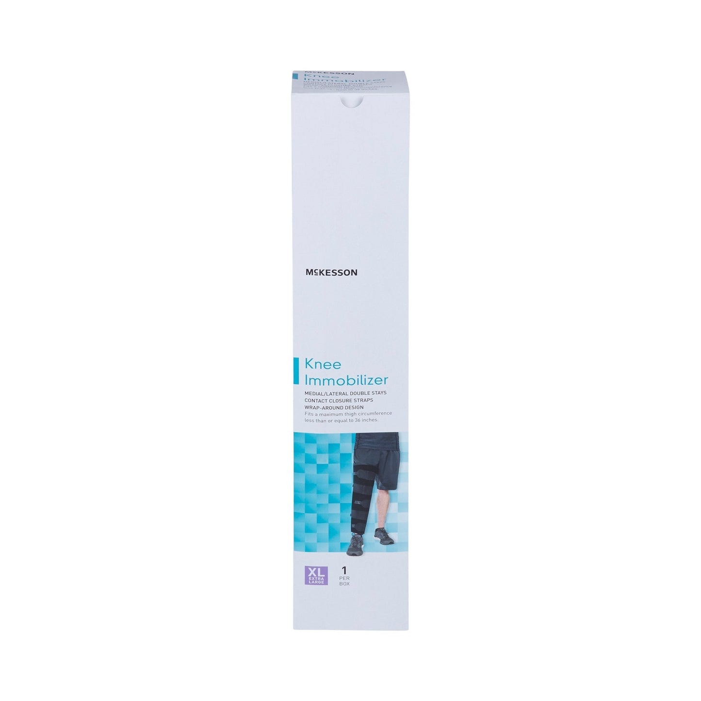 McKesson Knee Immobilizer, 18-Inch Length, Extra Large