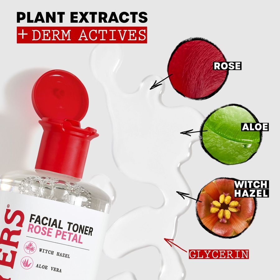 Thayers Witch Hazel Toner, Rose Petal Aloe vera, 12 fl oz