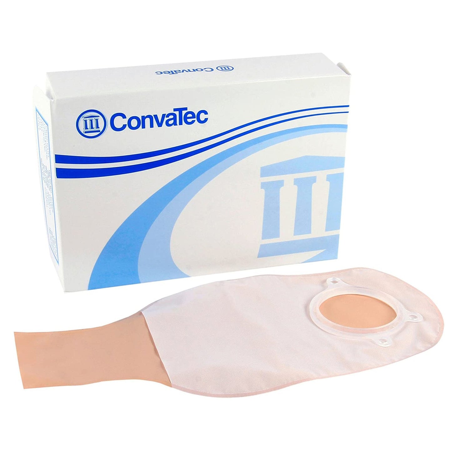 Sur-Fit Natura® Drainable Opaque Colostomy Pouch, 12 " Length, 2.25 " Flange