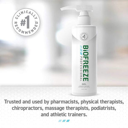Biofreeze Professional 5% Menthol Topical Pain Relief, Pump Bottle