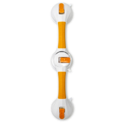 McKesson Rotating Suction-Cup Plastic Grab Bar, White/Yellow