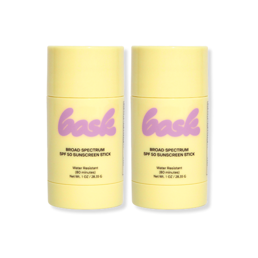 Bask Suncare SPF 50 Fragrance Free Sun Stick, Multipack