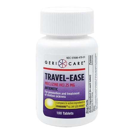 Geri-Care Travel-Ease Meclizine Tablets, 100 ct.