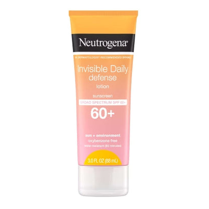 Neutrogena Invisible Daily Defense SPF 60 Lotion, 3 fl. oz.