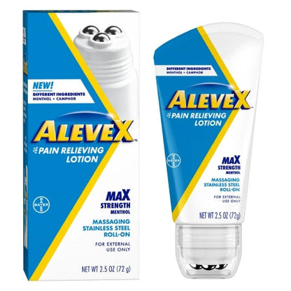 Aleve X Pain Relieving Lotion Max Strength Menthol, 2.5 fl. oz.