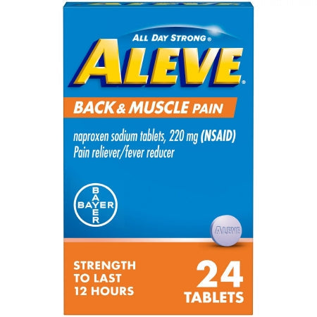 Aleve Back & Muscle Pain Naproxen Sodium Tablets, 24 ct.