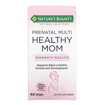 Nature's Bounty Healthy MOM 200 mg Strength Softgel, 60 ct.