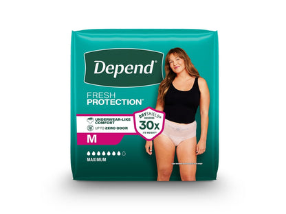 Depend® Fresh Protection™ Underwear for Women, Pull-up, Blush