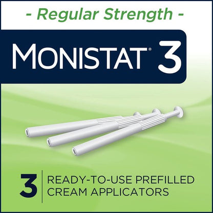 Monistat 3-Day Treatment Vaginal Antifungal Prefilled Cream Applicators