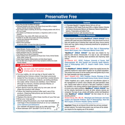 Neilmed® Nasaflo® Neti Pot Saline Nasal Rinse Kit