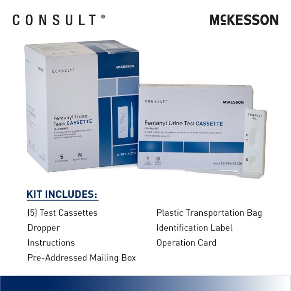 Consult Fentanyl Urine Test Kit, 5 Tests