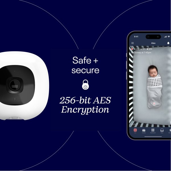 Nanit Pro Smart Baby Monitor & Wall Mount, White