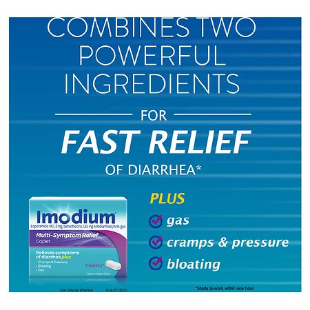 Imodium Multi-Symptom Digestive Relief Caplets, 18 ct.