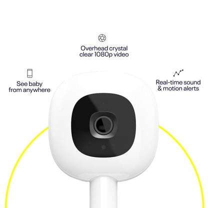 Nanit Pro Smart Baby Monitor & Wall Mount, White