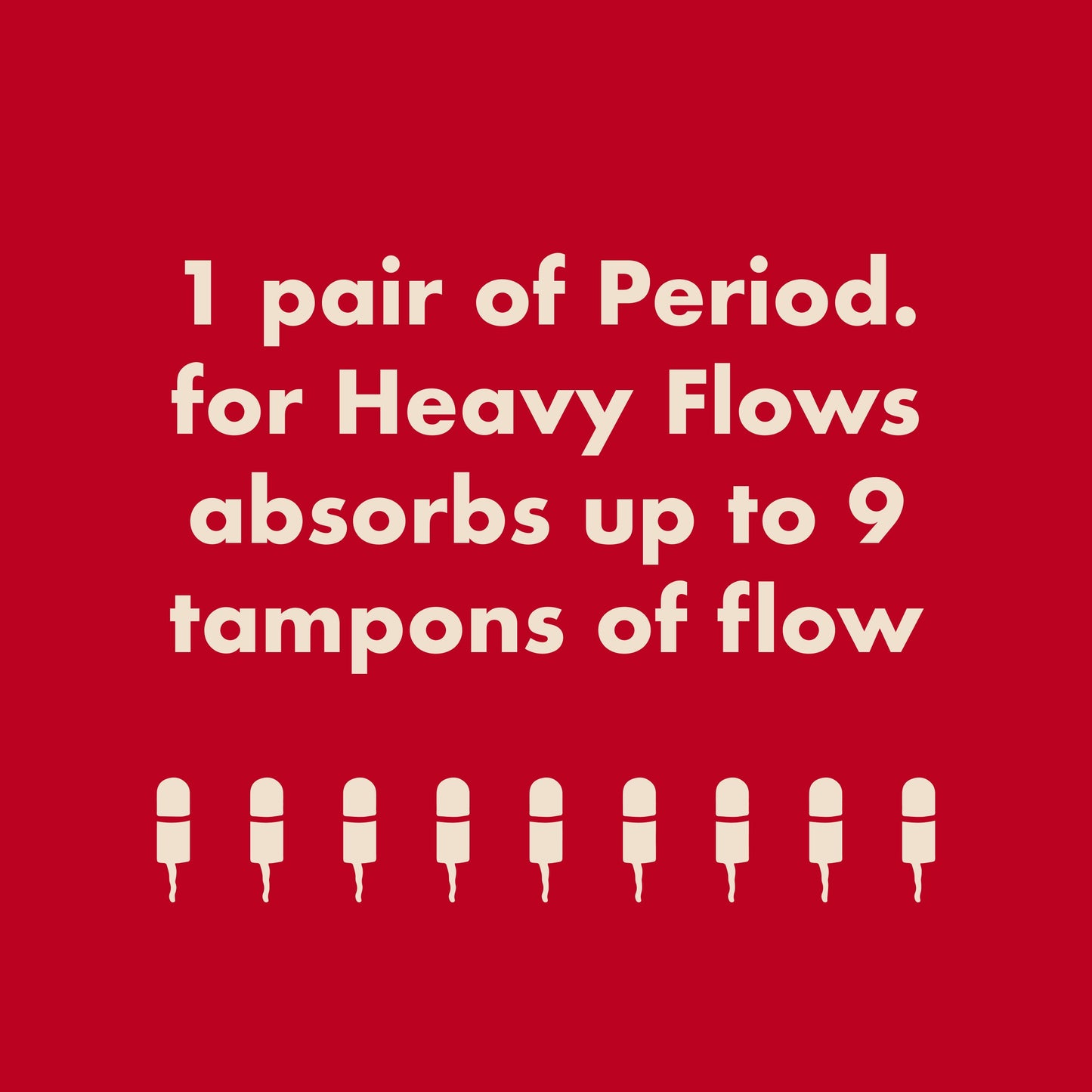 The High Waisted Period. in FlowStretch™ For Heavy Flows