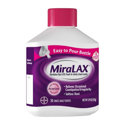 MiraLAX® Laxative Powder for Gentle Constipation Relief