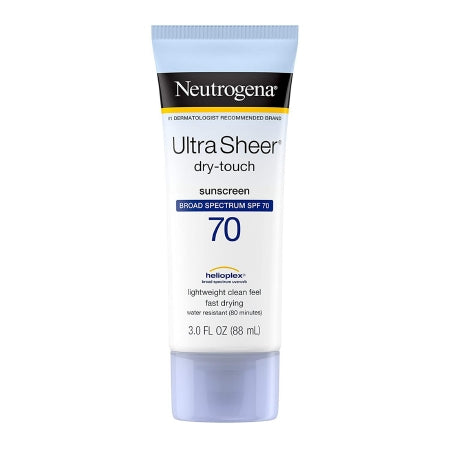 Neutrogena Ultra Sheer Sunscreen Lotion, SPF 70, 3 fl. oz.