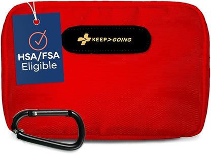 KEEP>GOING Travel GoKit First Aid Kit, 130 pcs