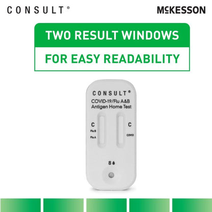 Consult COVID-19/Flu A & B Antigen Home Test, 2 Tests