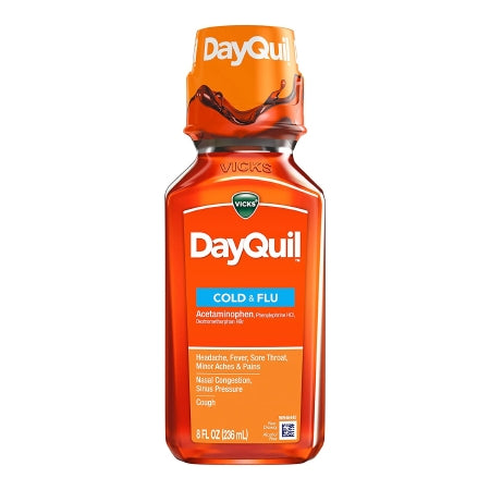 Vicks DayQuil Cold & Flu Liquid, 8 oz.