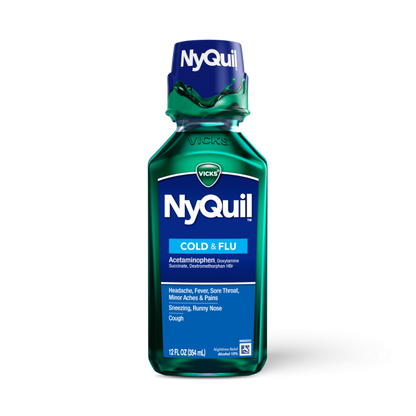 NyQuil Cough, Cold & Flu Nighttime Relief Liquid