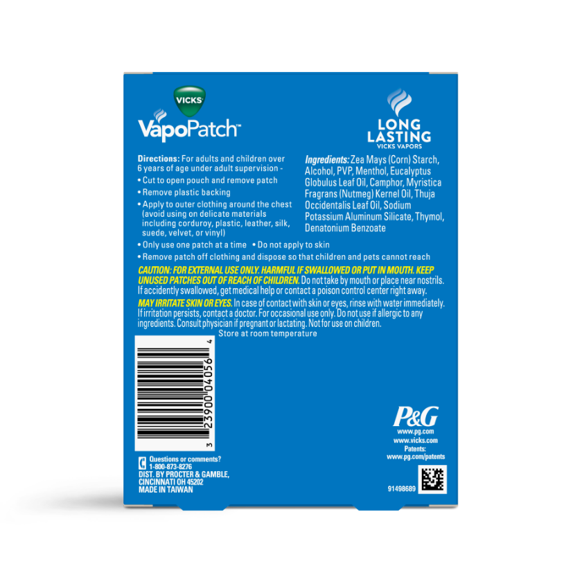 Vicks® Soothing Aroma VapoPatch™, 5 ct.