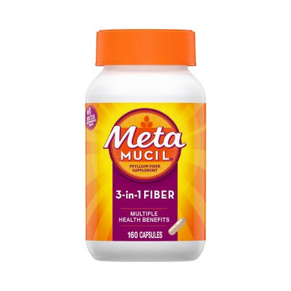Metamucil® 3-in-1 Fiber Supplement Capsules