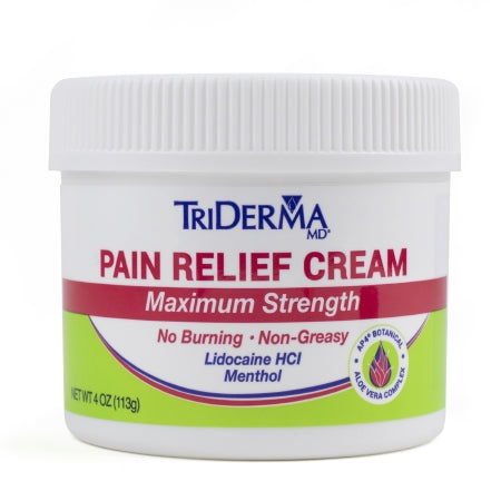 TriDerma MD Maximum Strength Topical Pain Relief Cream, 4 oz.