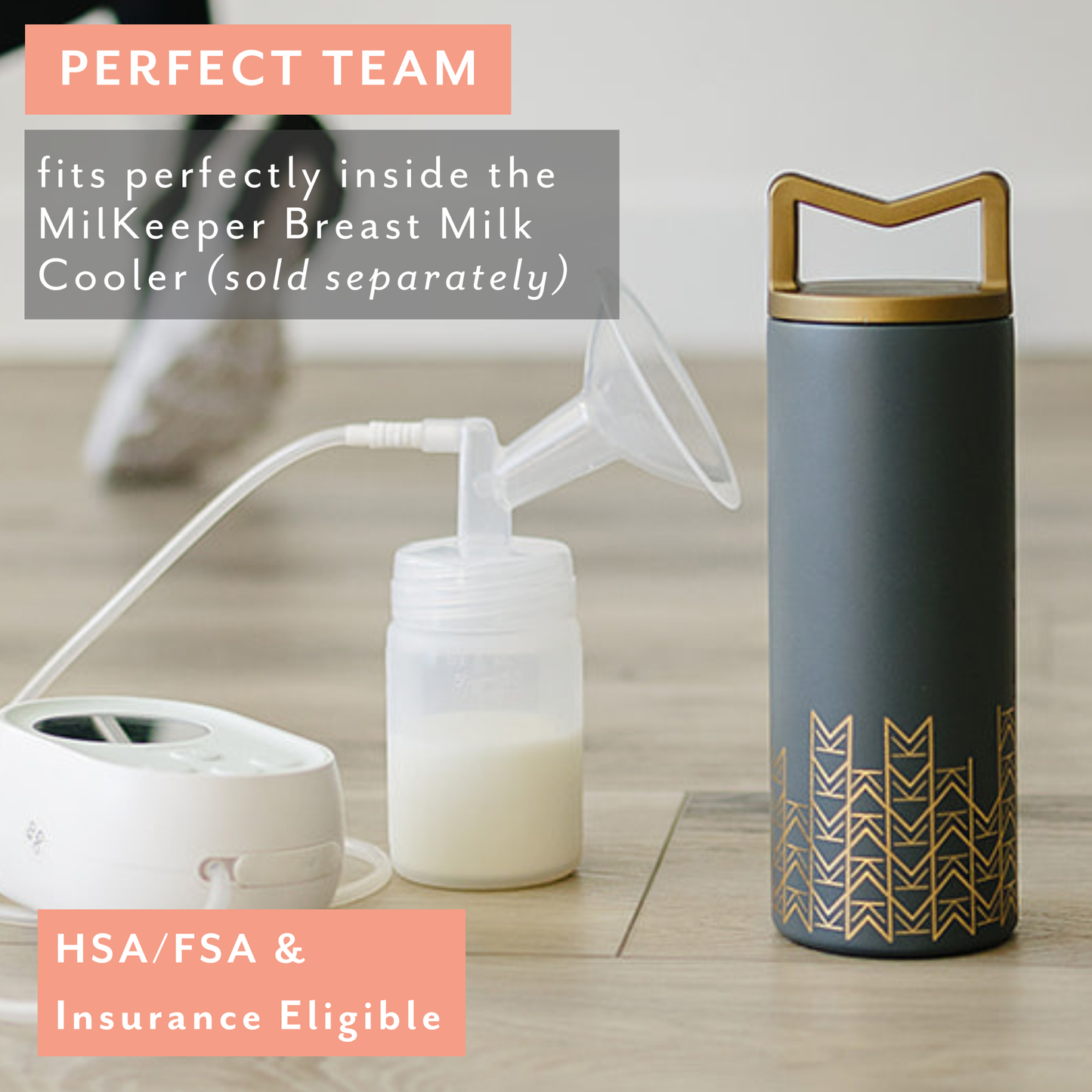 Mila's Keeper 3-in-1 Silicone Breast Milk Storage Bottle Set