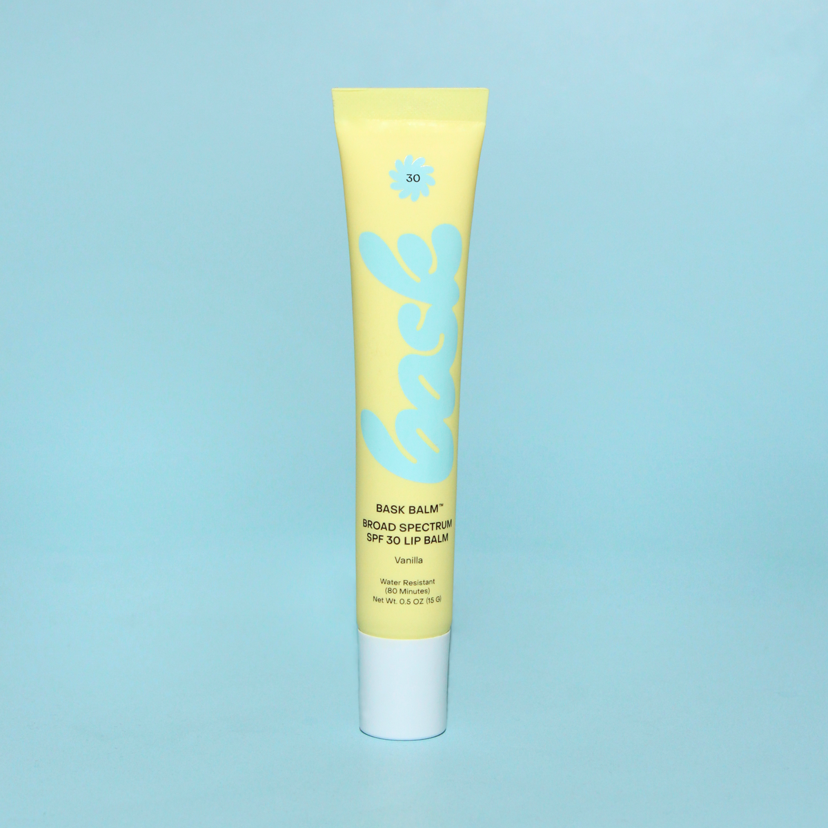 Bask Balm SPF 30 Vanilla Lip Balm, 2 Pack