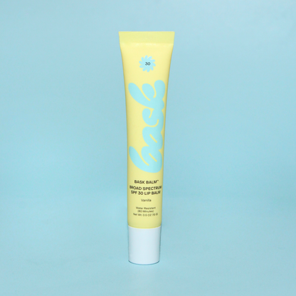 Bask Balm SPF 30 Vanilla Lip Balm, 2 Pack