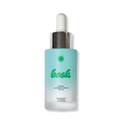 Bask Suncare Mineral Sunscreen Serum SPF 30, 1 oz.