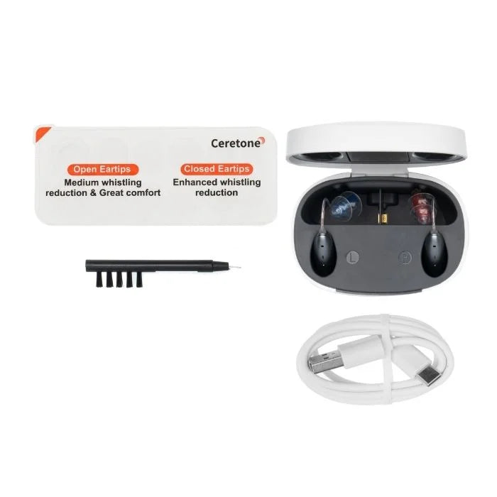 Ceretone Beacon OTC Self-Fitting Hearing Aids
