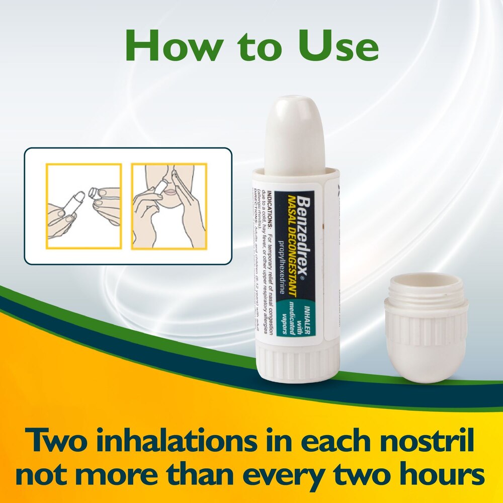 Benzedrex® Nasal Decongestant Inhaler