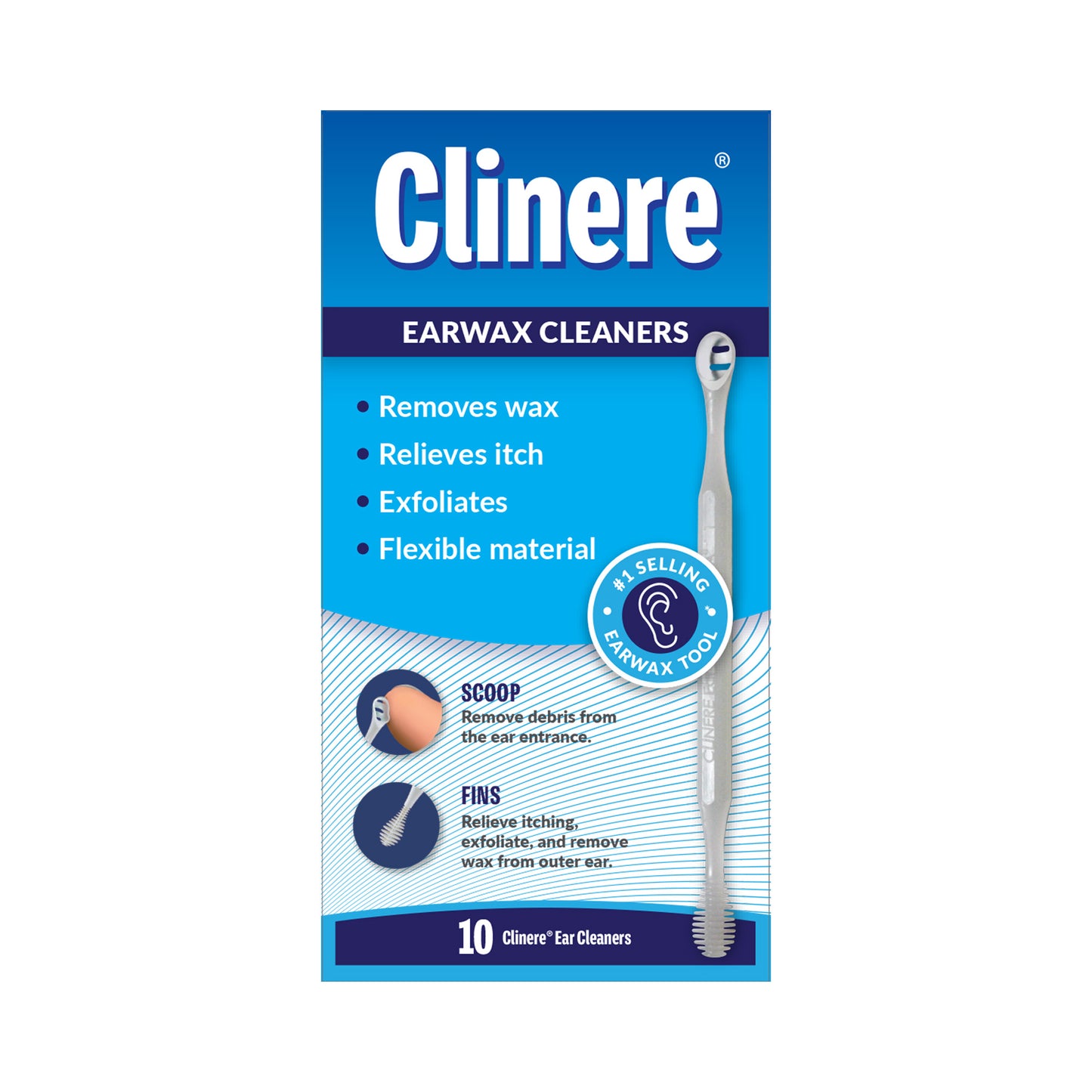 Clinere Ear Wax Cleaners, 10 ct.