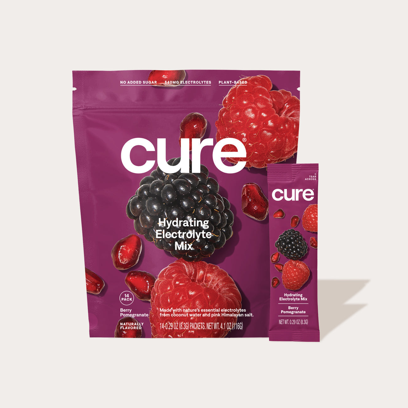 Cure Hydrating Electrolyte Powder Mix Packets