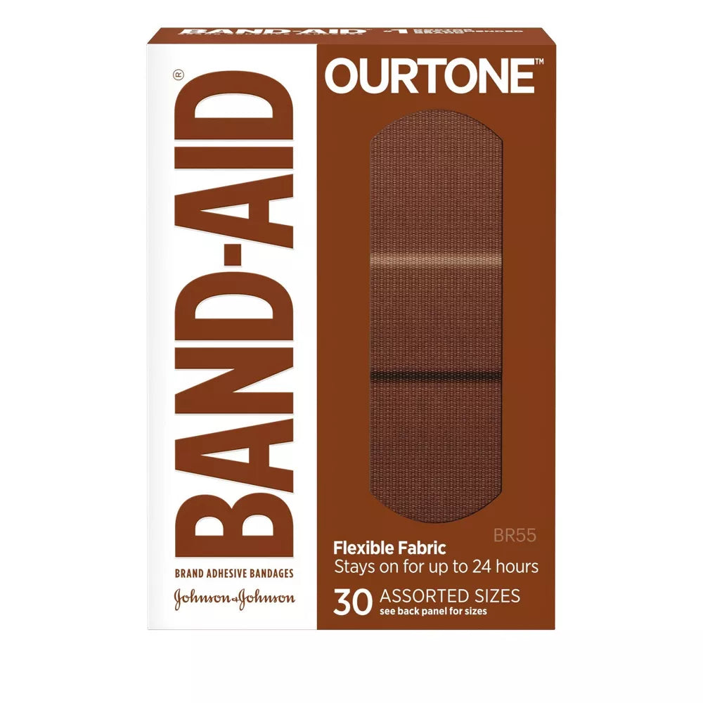 Band-Aid Ourtone Adhesive Assorted Bandages, BR55, 30 ct.